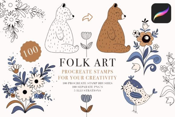 procreate stamp brushes