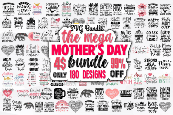 Mega Mother's Day SVG Bundle